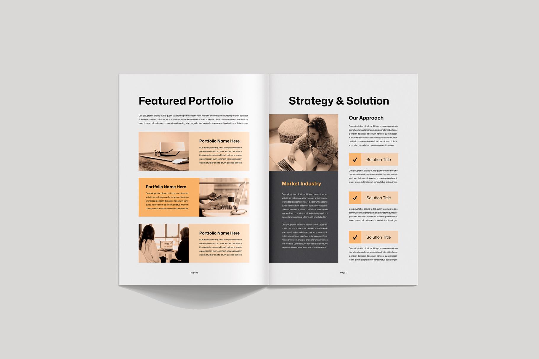 Company Profile Template | Microsoft Word | Adobe Indesign | Company ...