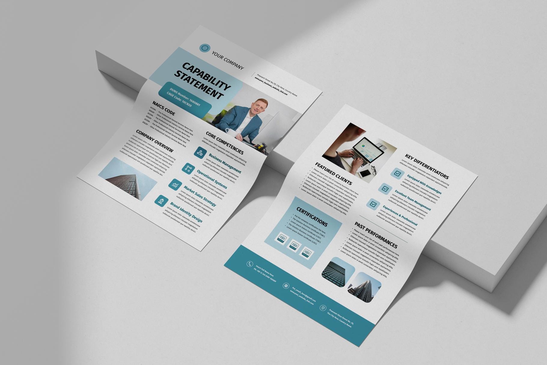 Capability Statement Template | Canva, Microsoft Word, Adobe Indesign ...