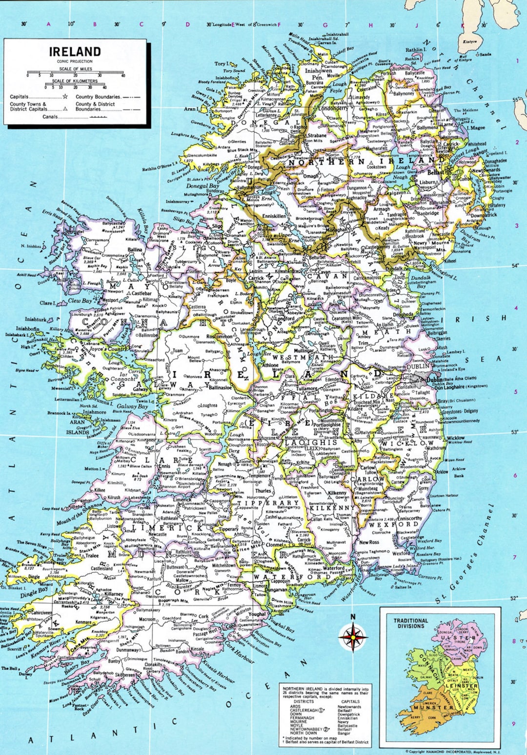 Map Of Ireland Printable Free - Free Printables Hub