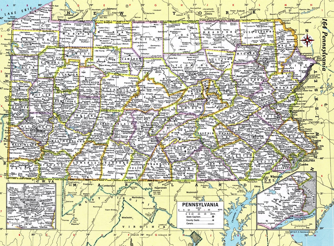 Pennsylvania Map Instant Download - Il 1140xN.2173226145 Rykg 