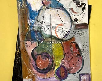 ORIGINAL PAINTING MUSIC Jazz