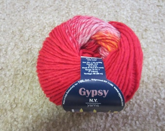 N.Y. Yarns Gypsy Yarn ID No. 38074 Color No. 3 DISCONTINUED