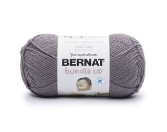 Bernat Bundle Up Polyester Knitting Crocheting Craft Baby Yarn 4.9 Ounce Skein Color: Nighttime