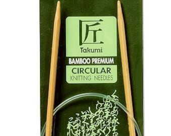 Clover 24 Inch Size 7 Takumi Circular Bamboo Knitting Needles Part No. 3016-24-7