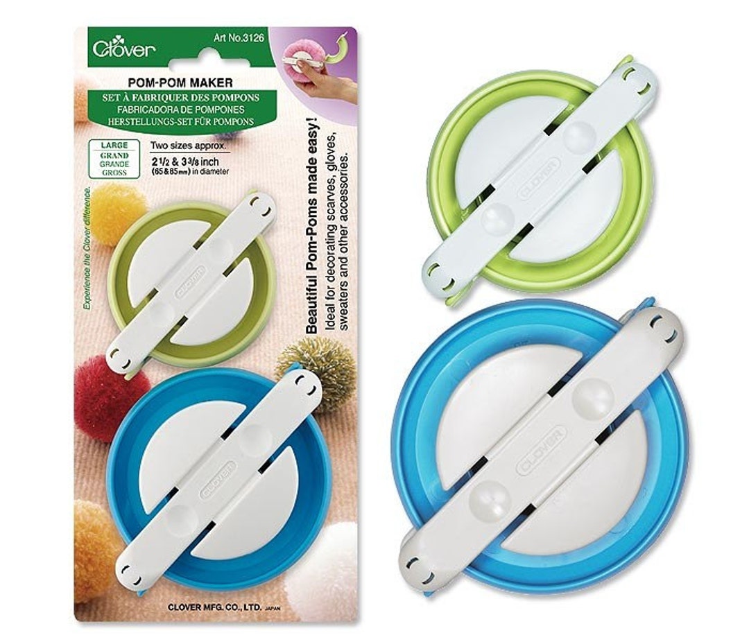 Clover Pom Pom Maker Round (65 & 85mm) Clover Pom Pom Maker Round (65 & 85mm)