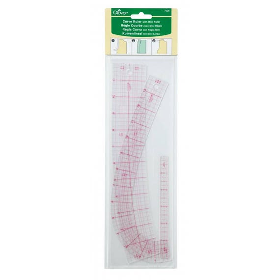 Clover Curve Ruler Set with Mini Ruler Clover Curve Ruler Set with Mini Ruler