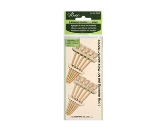 Clover Bamboo Knitting Crocheting Marking Pins Part No. 3143