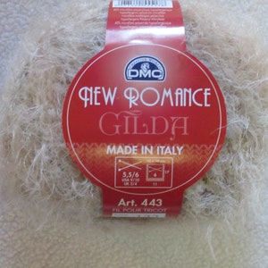 DMC New Romance Yarn Gilda Color No. 133 Off White Art. No. 443