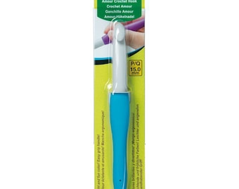 Clover Amour Crochet Hook Size P/Q 15 mm Part No. 1059