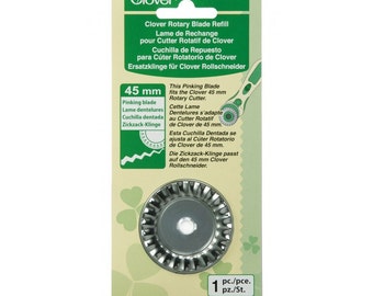 Clover Rotary Cutter Pinking Blade Refill 45mm Part No. 7518