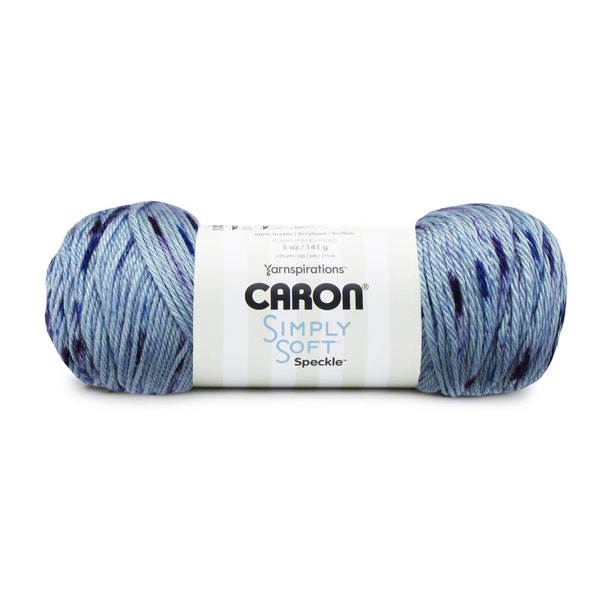 Caron Simply Soft Speckle Acrylic Knitting Crocheting Craft Yarn Color: Galaxy
