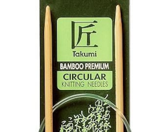 Clover 16 Inch Size 3 Takumi Circular Bamboo Knitting Needles Part No. 3016-16-3