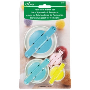 Clover Pom Pom Maker Set Part No. 3129 image 1