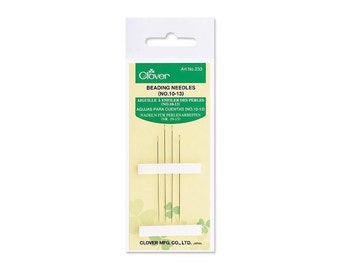 Clover Beading Needles Size 10 to 13 Part No. 233