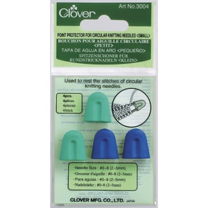 Clover Point Protectors For Circular Needles Small Part No. 3004