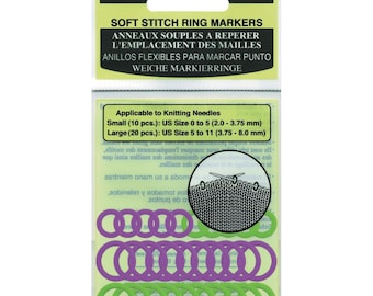 Clover Soft Stitch Ring Markers Part No. 3107