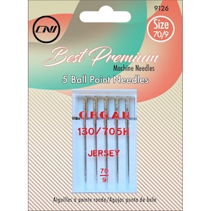 Clover Best Premium Ball Point Sewing Machine Needles Size 70/9 Part No. 9126