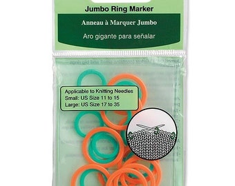 Clover Jumbo Ring Stitch Markers Part No. 354
