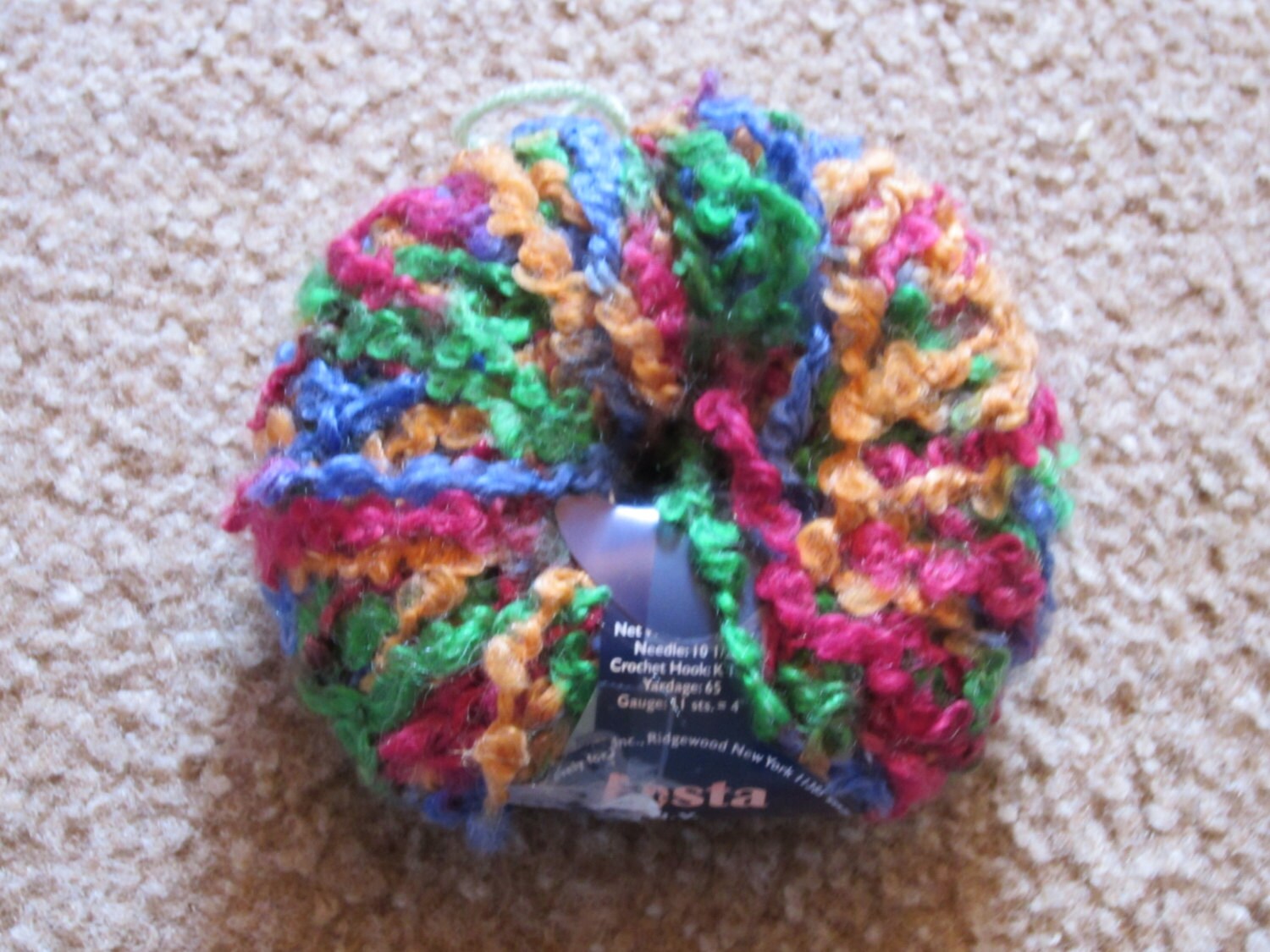 N.Y. Yarns Fiesta Yarn ID No. 38070 Color No. 3 DISCONTINUED Etsy