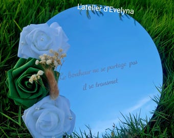 Floral mirror