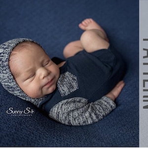 Eli Newborn Hat Pants Pattern Newborn Sleepy Hat Shorts Prop Etsy