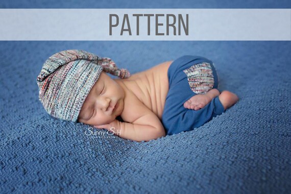 Eli Newborn Hat Pants Pattern Newborn Sleepy Hat Shorts Prop Etsy