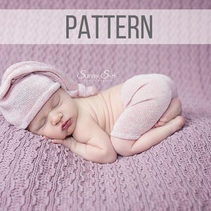 Eli Newborn Hat Pants Pattern Newborn Sleepy Hat Shorts Prop Etsy
