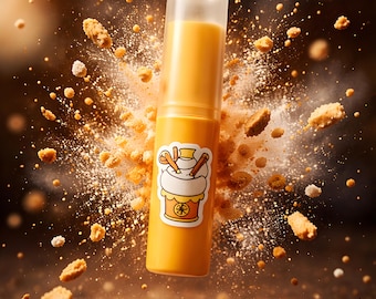 Orange Cream Lip Glam: Hydrating, Plumping, Aloe Vera, Mango Butter