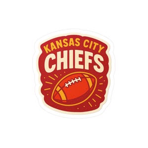 Kansas City Chiefs Sticker: NFL Football Vinyl Decal