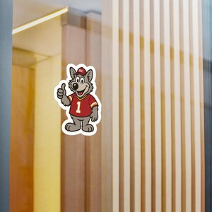 KC Wolf Sticker: Kansas City Chiefs Football Decal - Sports Fan Gift image 2