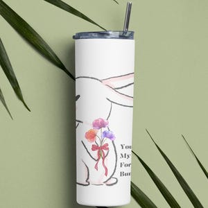 Easter Love 20oz Skinny Tumbler - Insulated Cup, Anniversary Gift, Gift for Her, Beverage Container, Easter Gift, With Straw