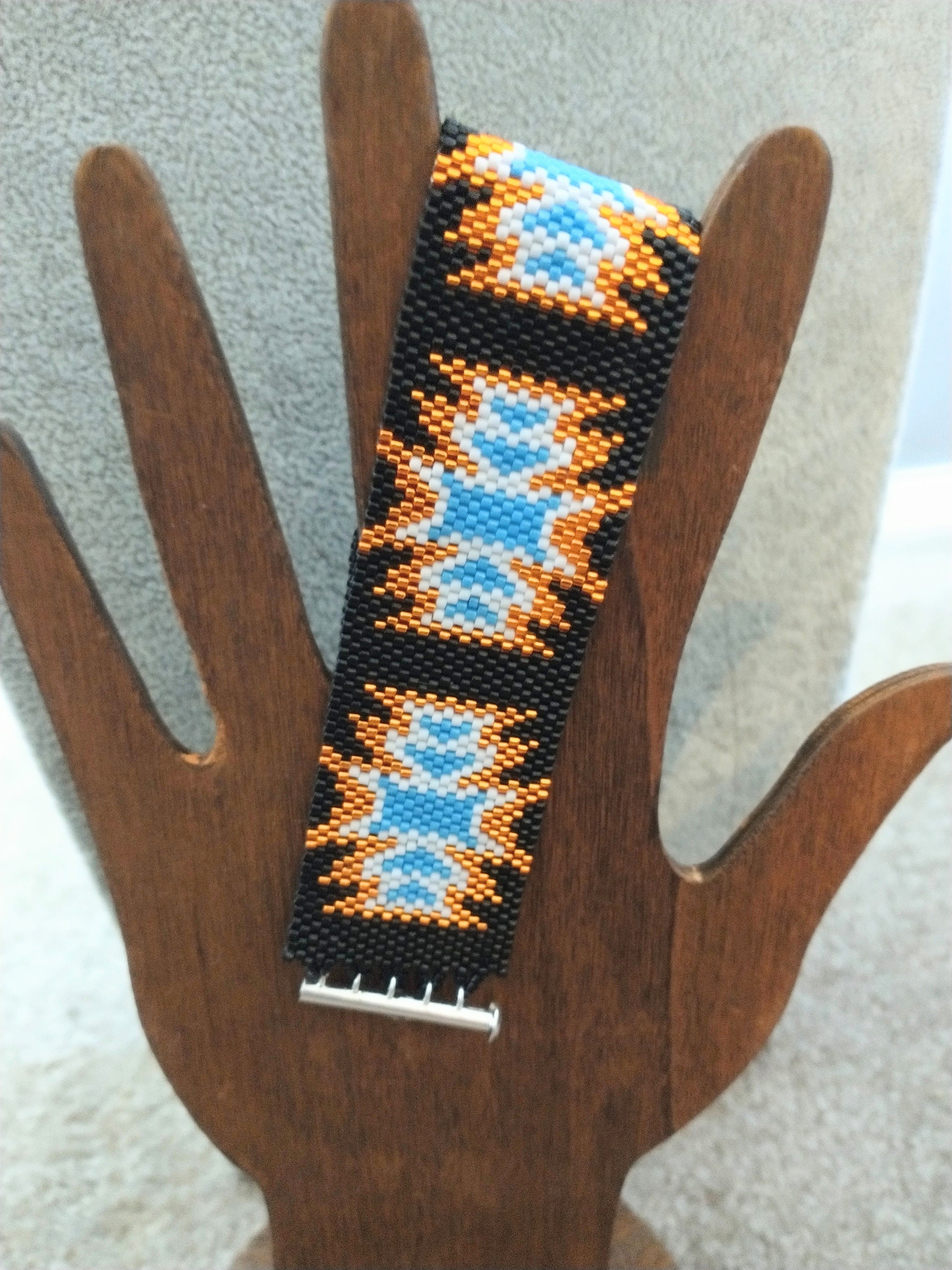 Seascape Peyote stitch bracelet