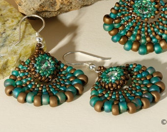 Dancing Fan Earrings - Hand Crafted In Alaska