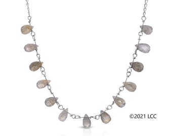 Northern Fire - Labradorite Necklace