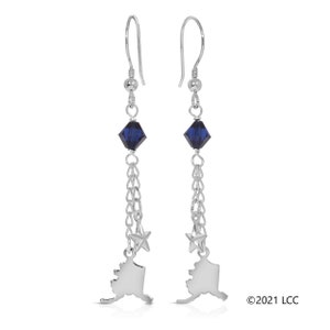 Alaskan Charm Earrings State and Star image 2