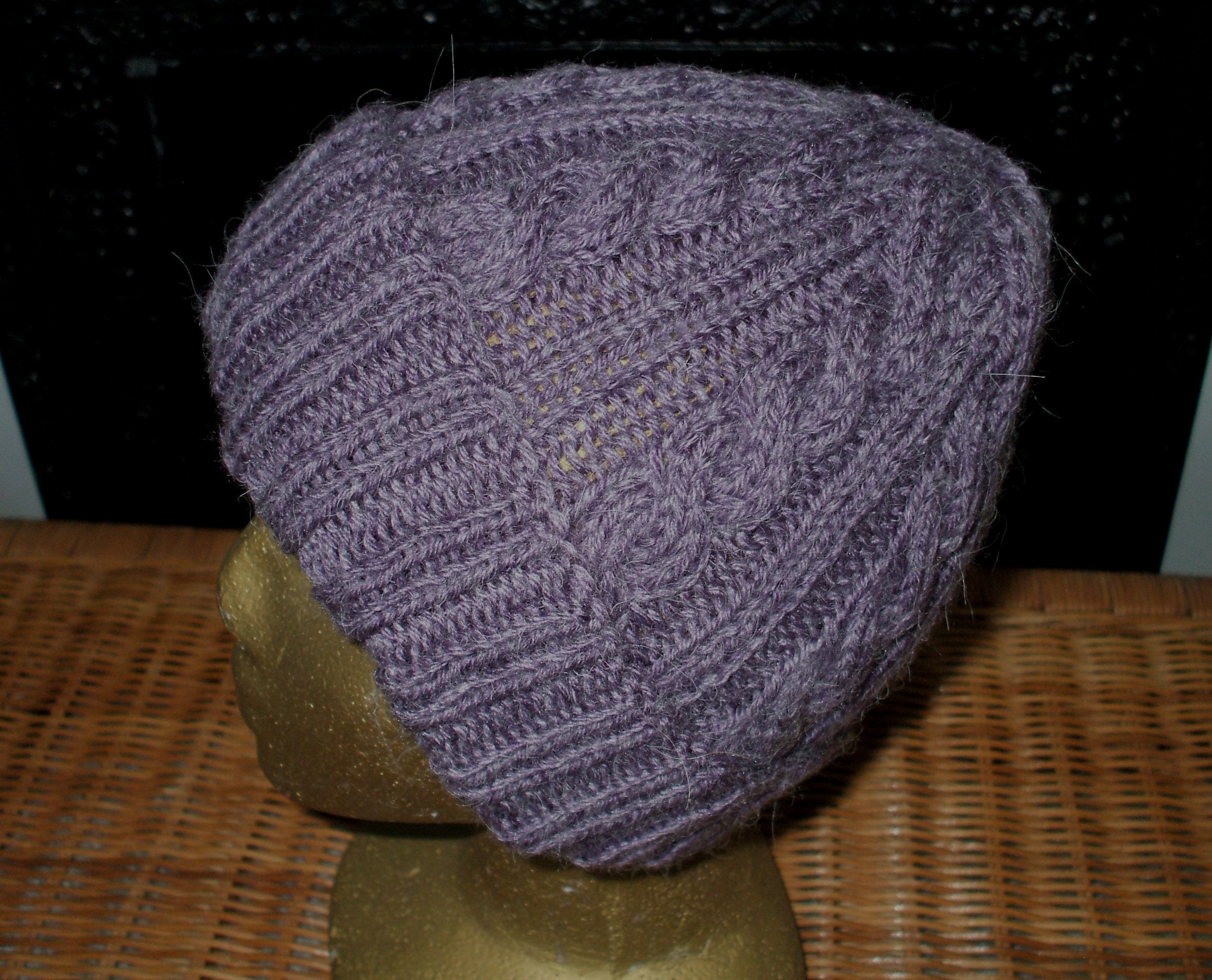 ?% Alpaca Cable knit Hat - Washable! Alpaca Cable Knit Beanie Hat - Etsy main image 3