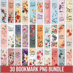 Bookmark Png Bundle, Bible Verses Bookmark, Religious Png, Christian Bookmarks PNG, Scripture Quotes, Inspirational Bookmark, Cut For Cricut