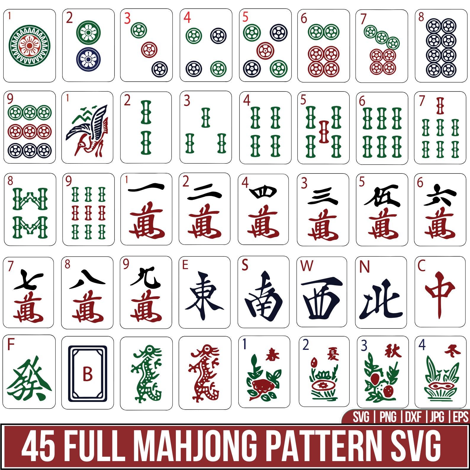 Mahjong Gift Set For Women - 6 Piece Themed Accessories For Players & Fans