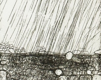 Dry Stone | Drypoint print