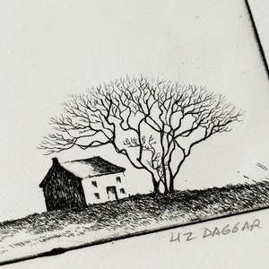 A Wind-lash'd Hill Intaglio print image 7