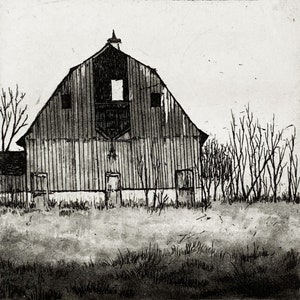 Weathered | Intaglio etching print
