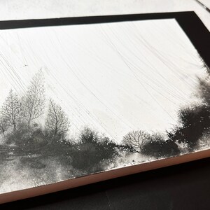 A Gentle Sweep Ink painting on panel image 6