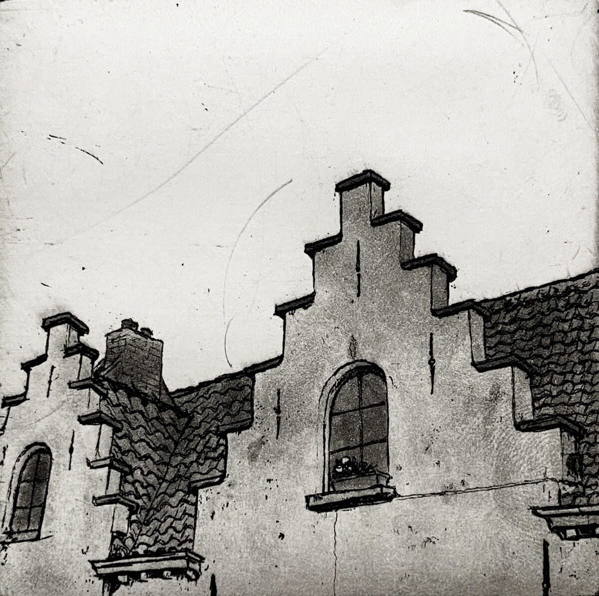 Brugges 2 | Intaglio print
