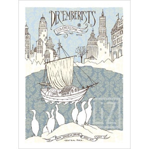 Decemberists at Summerstage 2007 | Screenprinted Poster