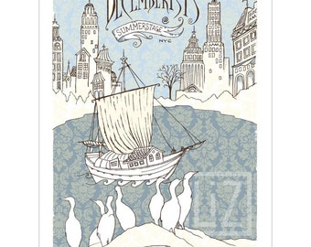 Decemberists at Summerstage 2007 | Screenprinted Poster