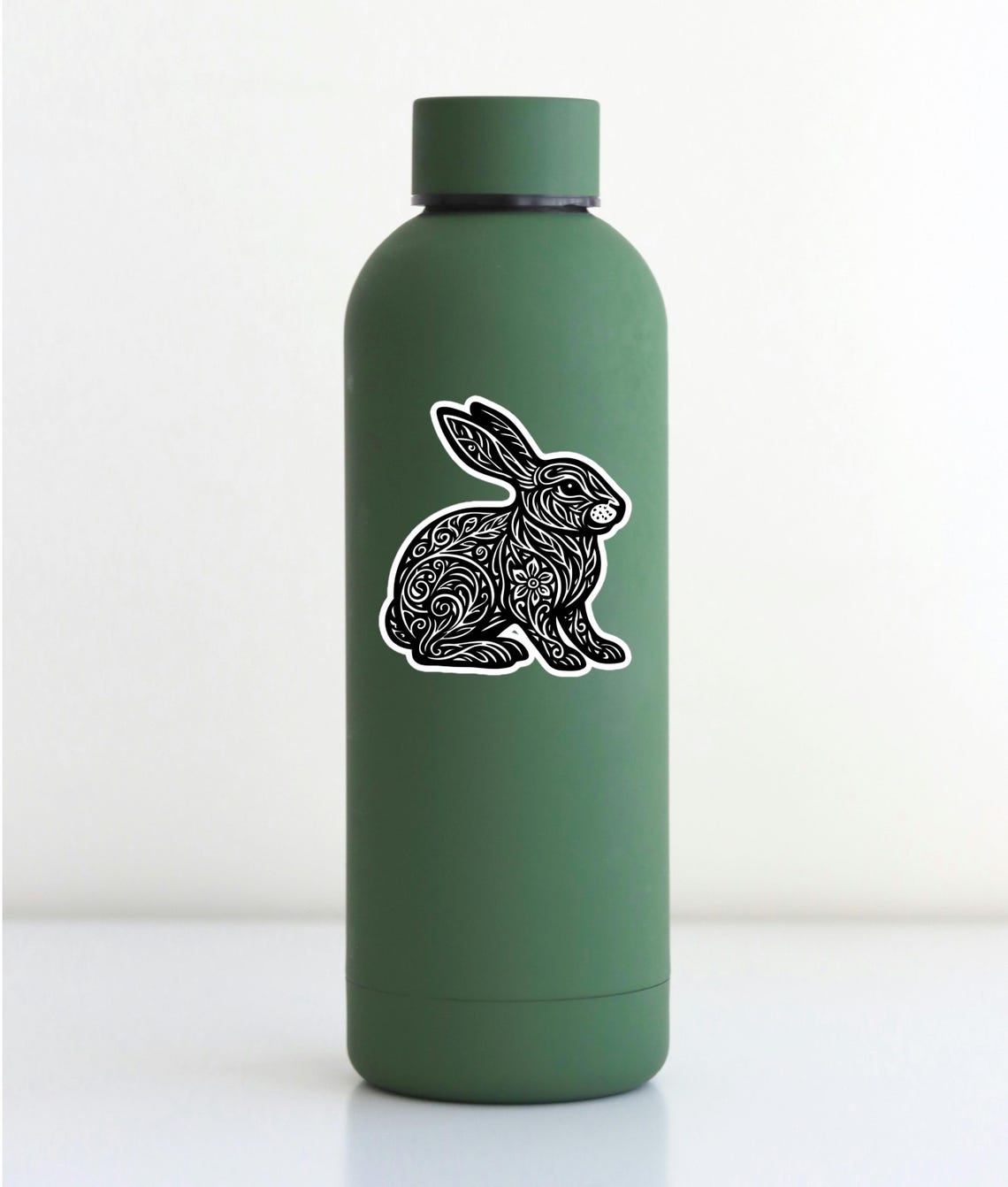 Indigenous Rabbit Vinyl Sticker | Métis Art | Water Bottle and Journal ...