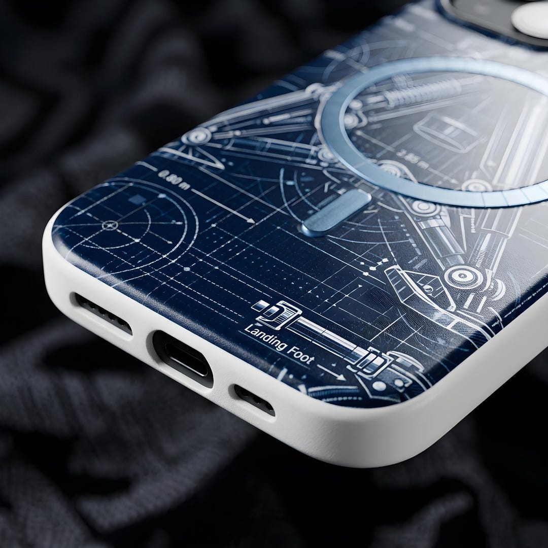 Rocket Case Spacex Rocket Launch Blueprint Phone Case: Magnetic Impact-resistant ...
