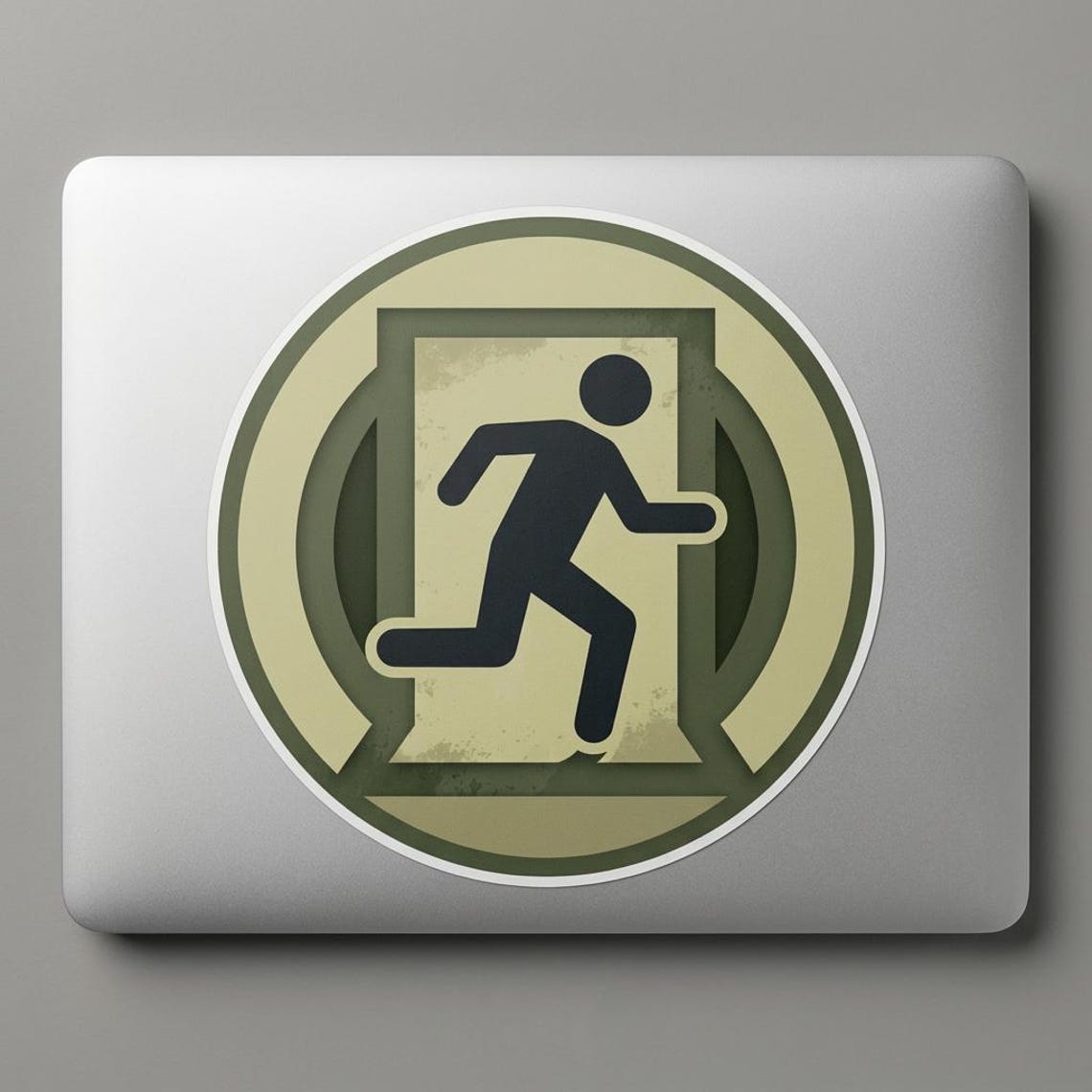 Backrooms Liminal Space Sticker: Minimalist Corporate Horror Office ...