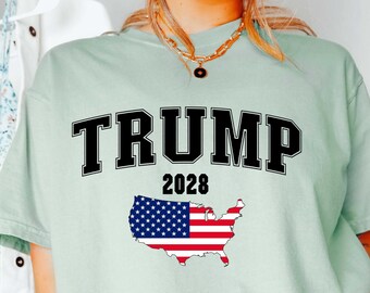 President Trump 2028 Shirt, President Trump 2028, Political Election Tee,America Conservative Shirt, Donald Trump For President 2028 T-shirt