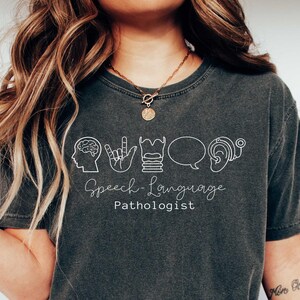 Speech Therapist T Shirt, Speech Language Shirt, SLP Nurse Sweater, SLP Shirt, Speech Language Pathologist T Shirt, Gift For SLP